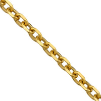 Thumbnail for 14k Yellow Gold Cable Chain 3 mm