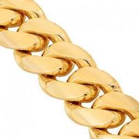 Thumbnail for 14K Yellow Gold Cuban Link Chain 21.5 mm