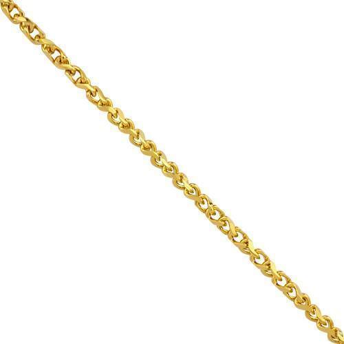 14K Solid Yellow Gold Cable Link Chain / Necklace Thin Dainty 