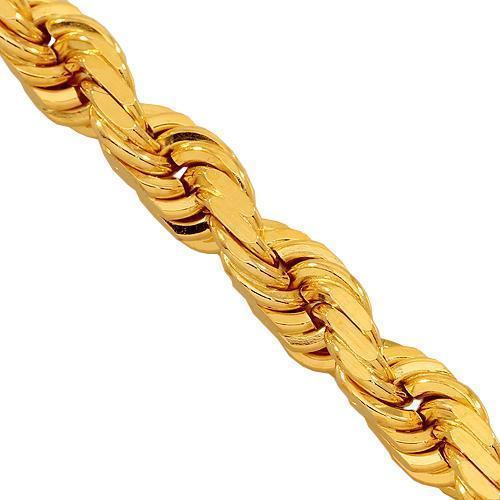 14K Yellow Gold Fancy Chain 5 mm