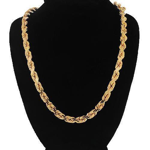 14K Yellow Gold Fancy Chain 5 mm