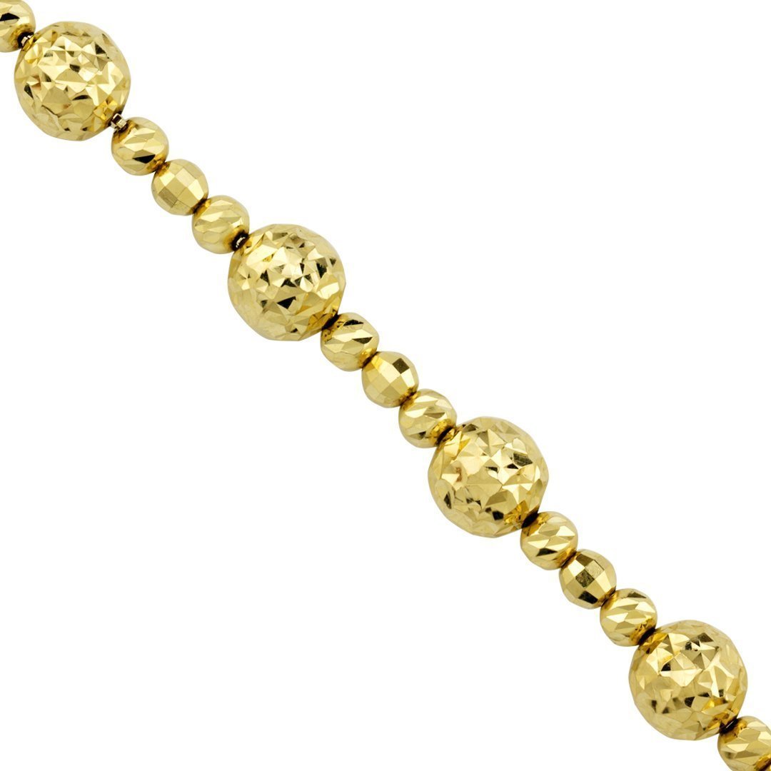 14k Yellow Gold Fancy Chain 6 mm