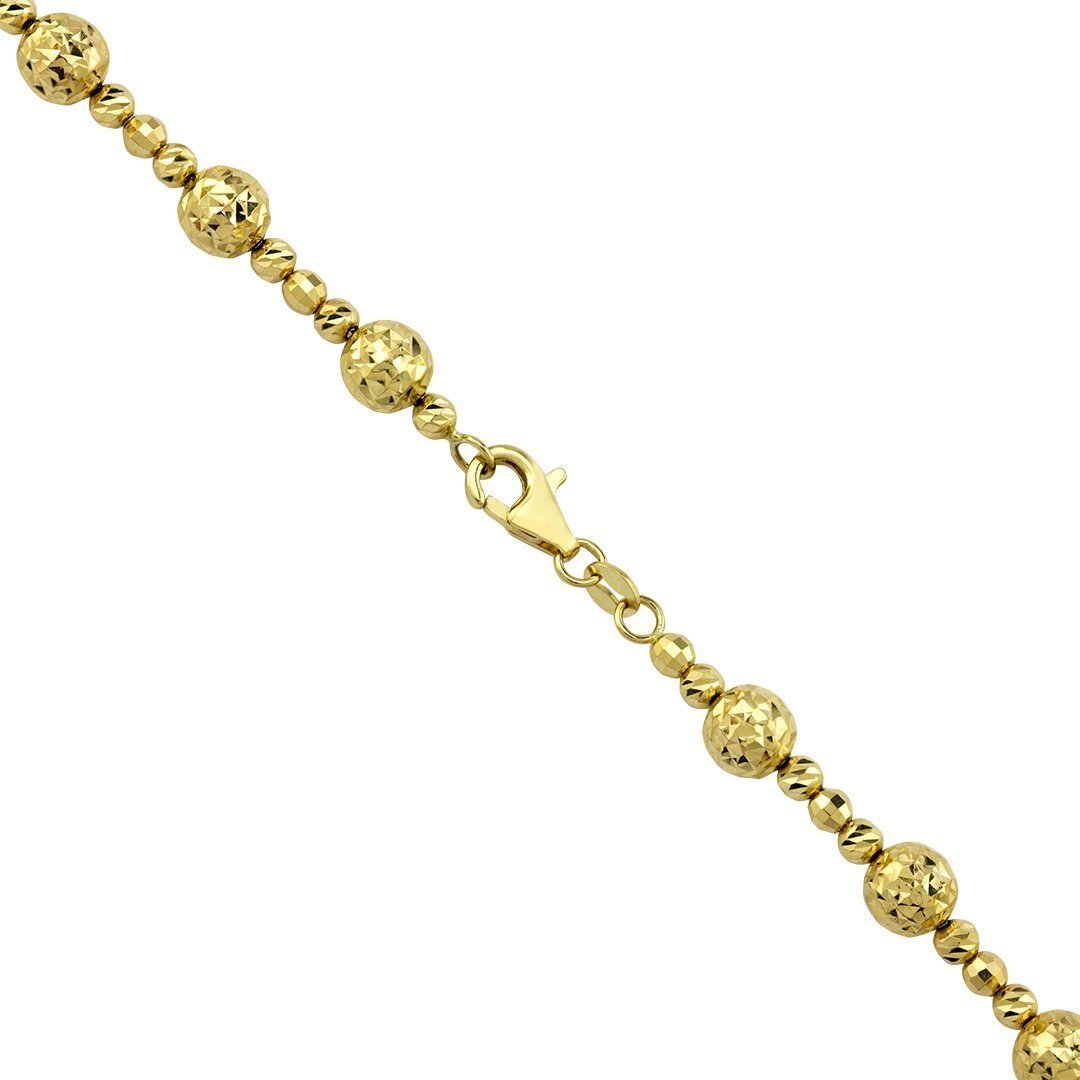 14k Yellow Gold Fancy Chain 6 mm