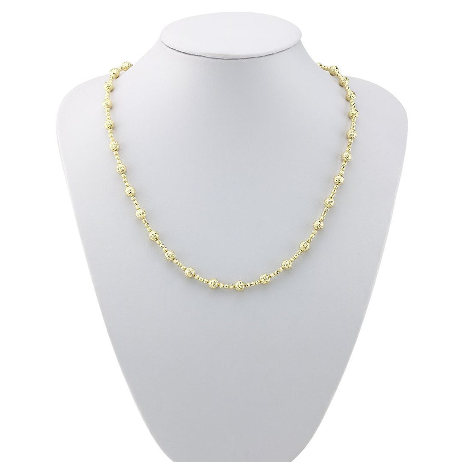 14k Yellow Gold Fancy Chain 6 mm