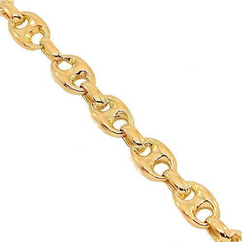 14K Yellow Gold Fancy Chain 7 mm