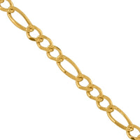 Thumbnail for 14k Yellow Gold Figaro Link Chain 2.5 mm