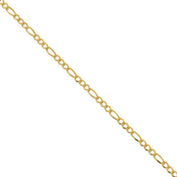 Thumbnail for 14k Yellow Gold Figaro Link Chain 2.5 mm