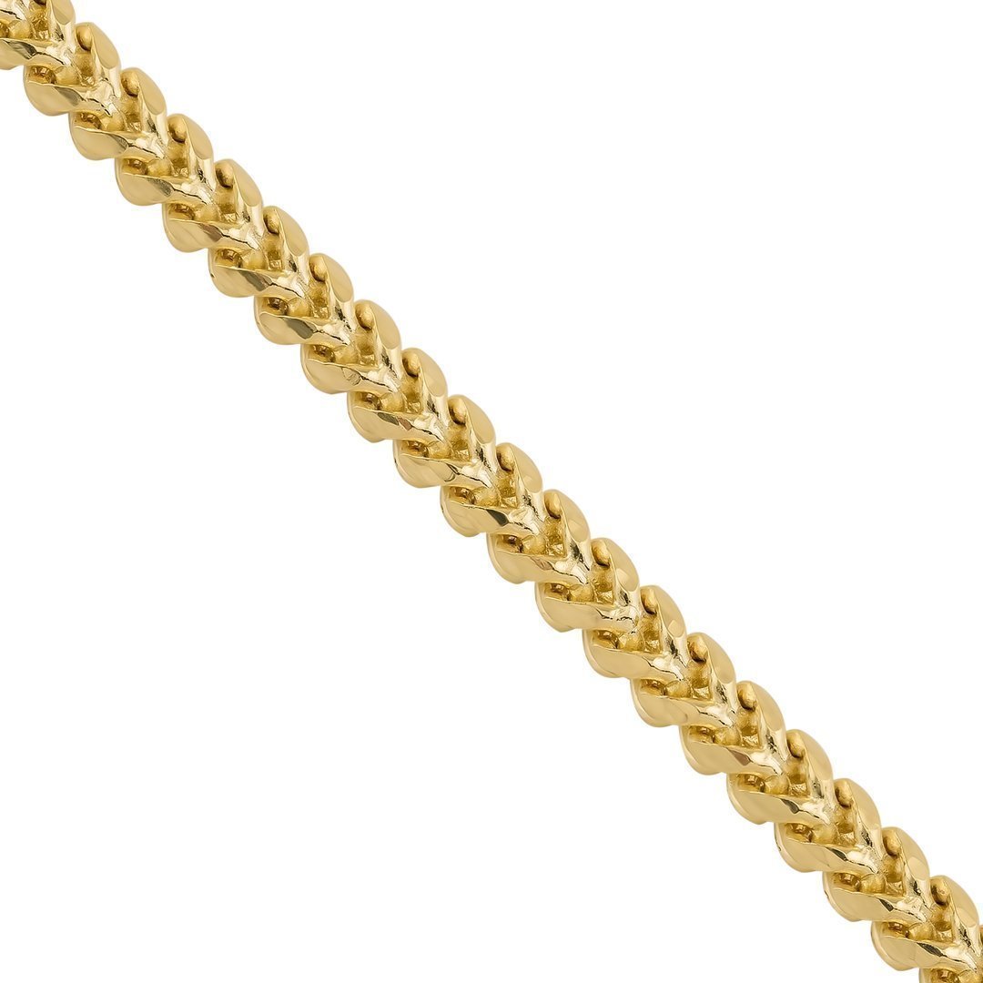 14k Yellow Gold Franco Link Chain 2.75 mm