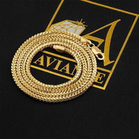 Thumbnail for 14k Yellow Gold Franco Link Chain 2.75 mm