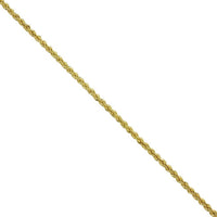 Thumbnail for 14k Yellow Gold Hollow Rope Chain 3 mm