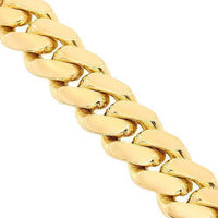 Thumbnail for 14K Yellow Gold Mens Cuban Chain 10 mm