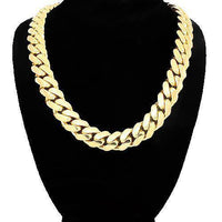 Thumbnail for 14K Yellow Gold Mens Cuban Chain 10 mm