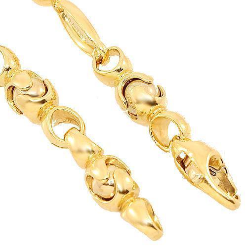 Men's 2mm 14k Yellow Military Ball Chain Necklace - Sandy Steven