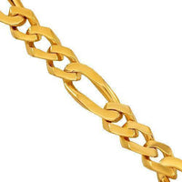 Thumbnail for 14K Yellow Gold Mens Figaro Chain 8 mm