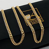 Thumbnail for 14k Yellow Gold Miami Cuban Link Chain 5 mm