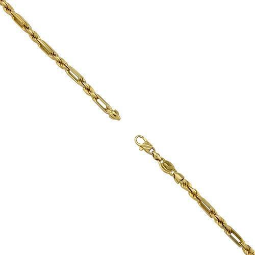 14K Yellow Gold Milano Link Chain 4 mm