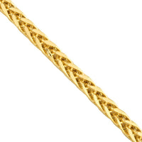 Thumbnail for 14K Yellow Gold Spiga Wheat Chain 2 mm