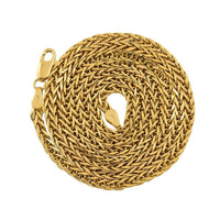 Thumbnail for 14k Yellow Gold Wheat Spiga Chain 3.5 mm