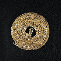 Thumbnail for 14k Yellow Gold Wheat Spiga Chain 3.5 mm