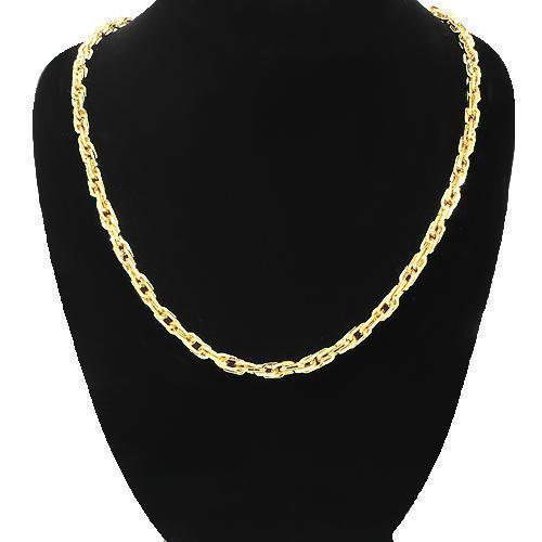 18K Yellow Gold Fancy Chain 3 mm