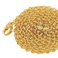 Thumbnail for 18K Yellow Gold Mens Fancy Chain 3 mm