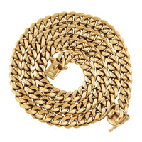 Thumbnail for 18K Yellow Solid Gold Mens Cuban Chain 5 mm
