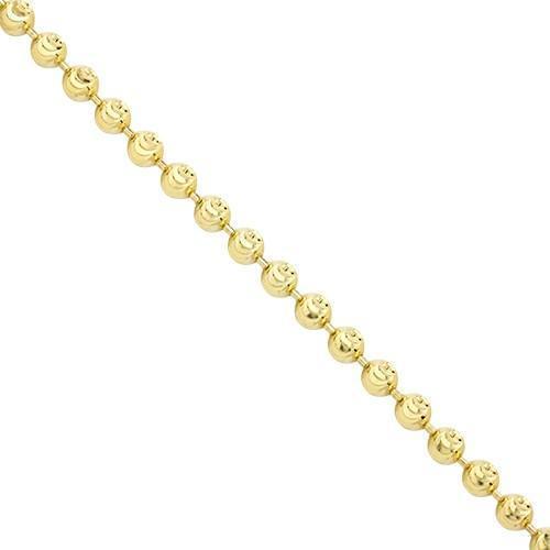Ball Chain in 10k Yellow Gold 4 mm