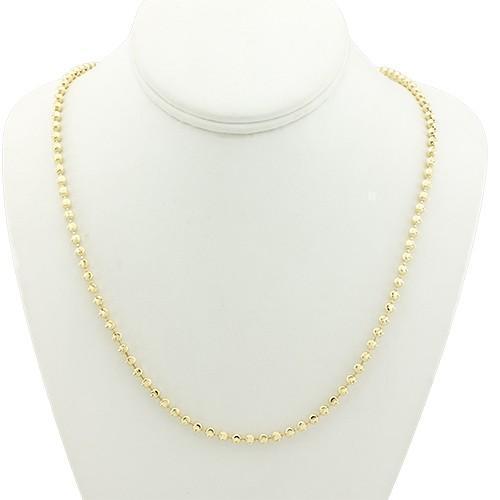 Ball Chain in 10k Yellow Gold 4 mm