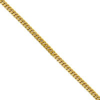 Thumbnail for Cuban Link Chain in 14k Semi-Solid Yellow Gold 7.5 mm