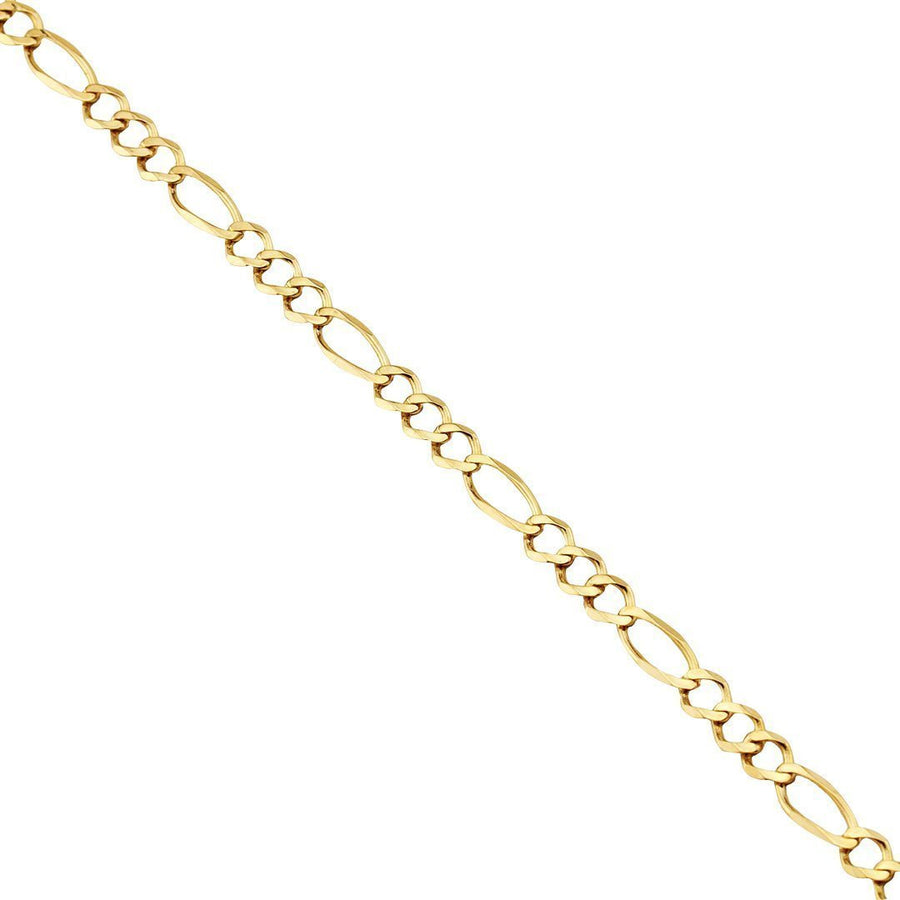 Figaro Chain in 14k Yellow Gold