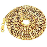 Thumbnail for Mens Franco Chain 10K Yellow Gold 4 mm