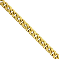 Thumbnail for Mens Hollow Cuban Link Chain in 10k Gold 34 inches