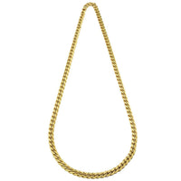 Thumbnail for Mens Hollow Cuban Link Chain in 10k Yellow Gold 10 mm