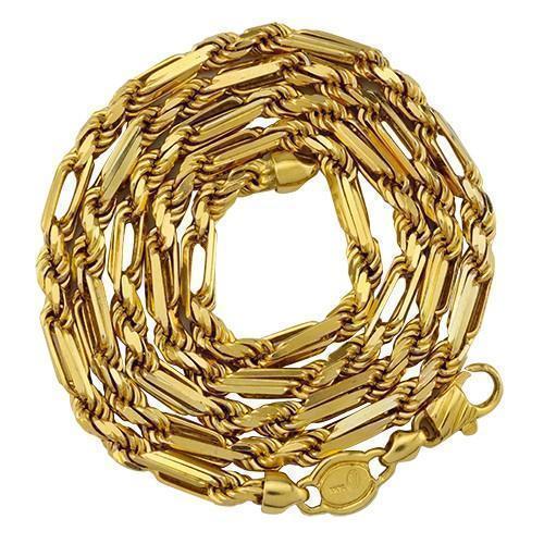 Milano Link Chain in 14k Yellow Gold 4.5 mm