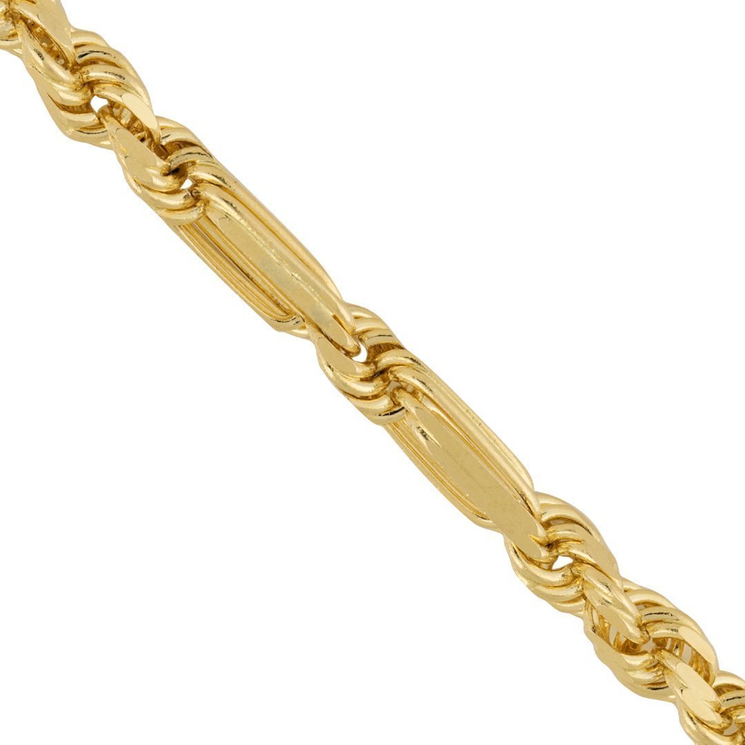 14k Yellow Gold Milano Link Chain mm
