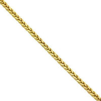 Thumbnail for Wheat Spiga Chain in 14k Yellow Gold 2.5 mm