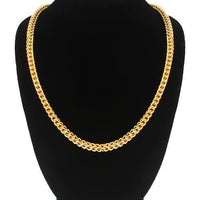 Thumbnail for Yellow Gold 10k Mens Franco Chain 4 mm