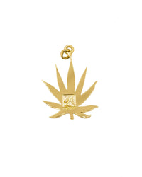 Thumbnail for Yellow 14k Yellow Gold Marijuana Pendant