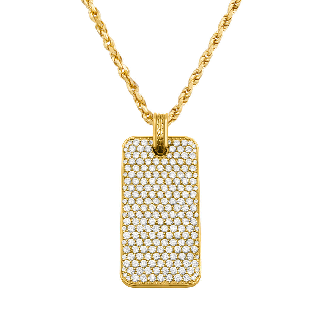 18k gold dog tags sale
