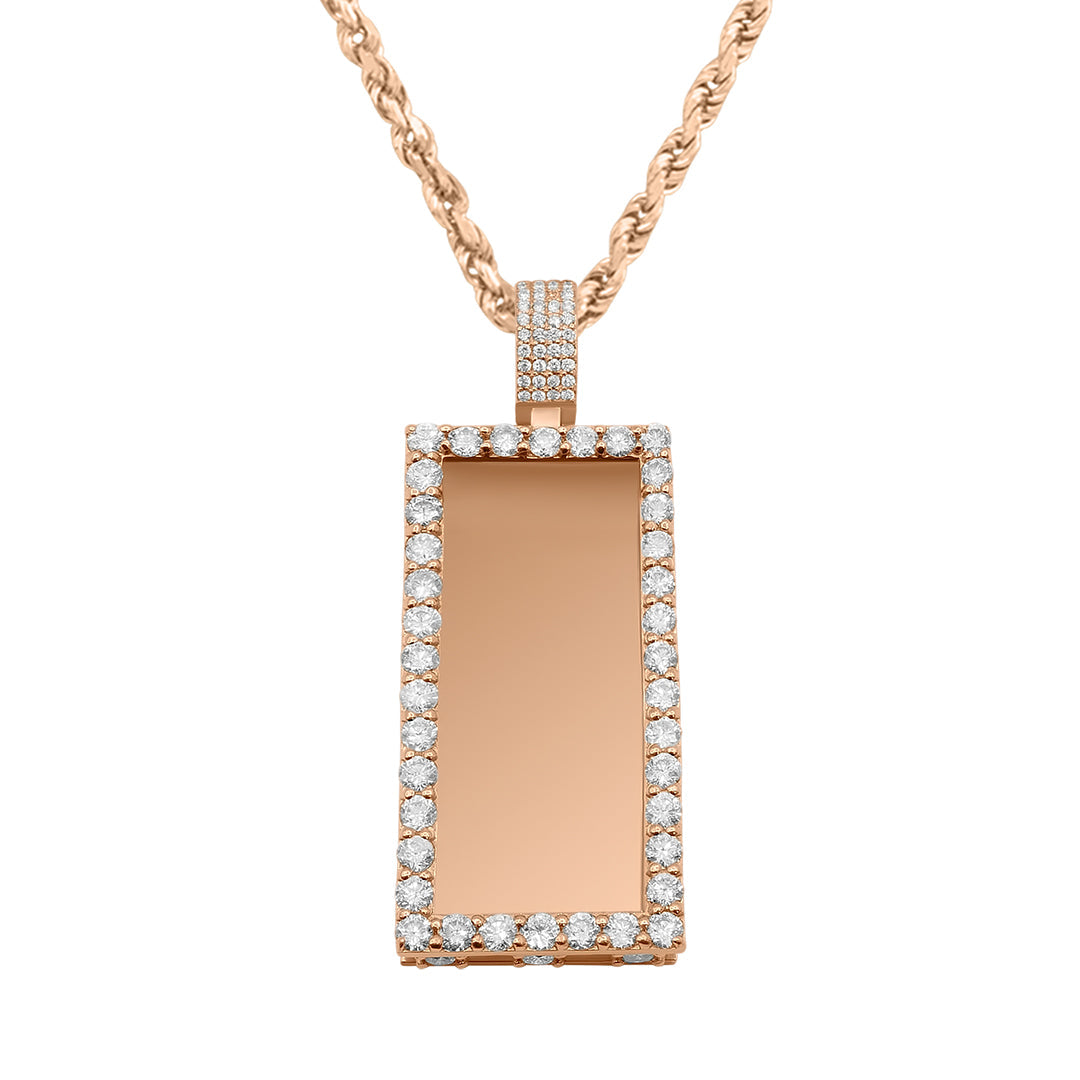 Spinning Black & Gold Diamond Pendant Necklace For Women - Branta –  Brantashop