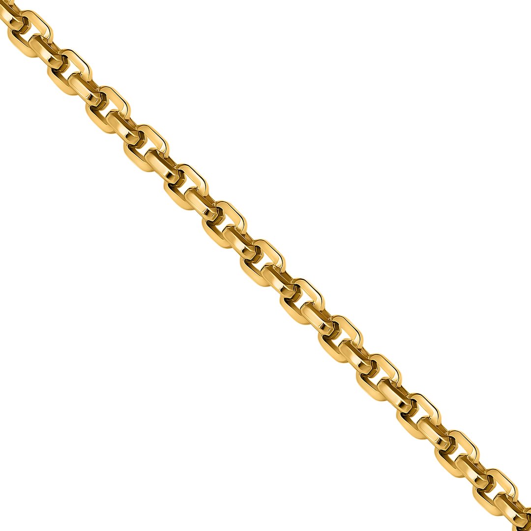 Yellow / 18 in - 3.0 grams 10K Yellow Gold Hermes Link Chain