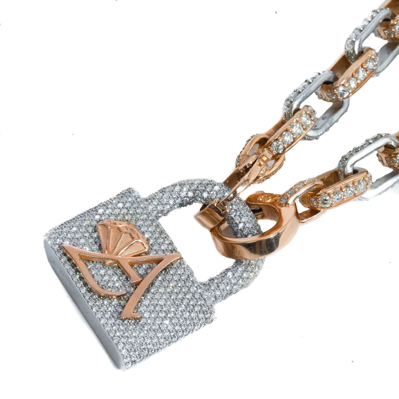 Korean Louis Vuitton Necklace Accessories Simple Letter LV Chains