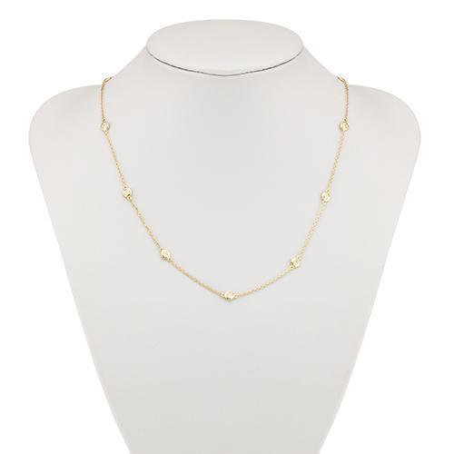 Yellow Diamond by The Yard Necklace in 14k Yellow Gold 18 Inches 1.03 Ctw