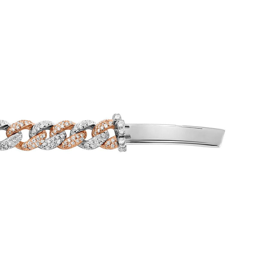 Diamond Cuban Necklace in 14k Gold 17.62 Ctw