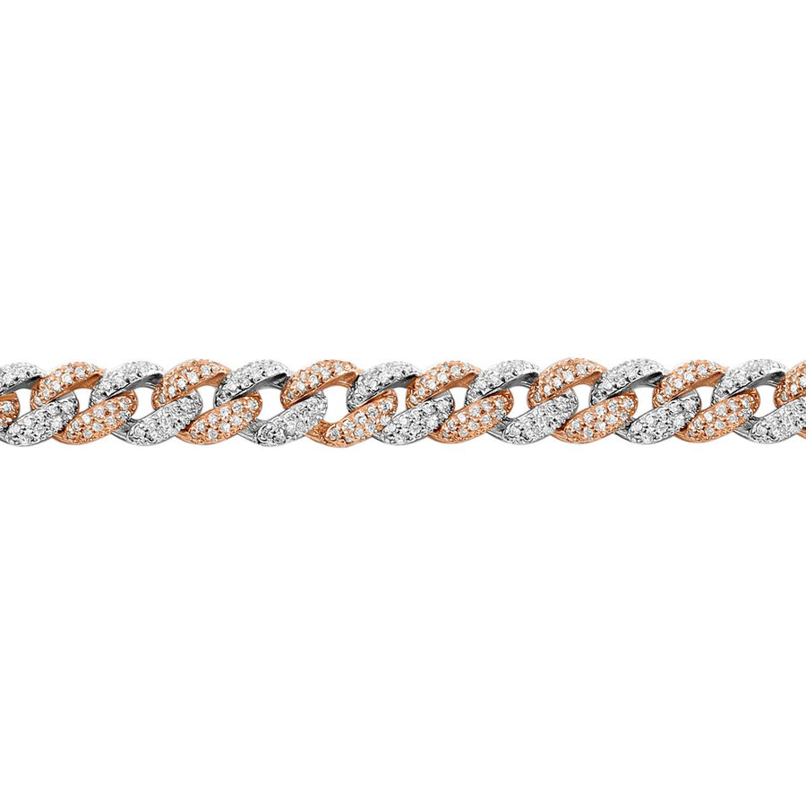 Diamond Cuban Necklace in 14k Gold 17.62 Ctw