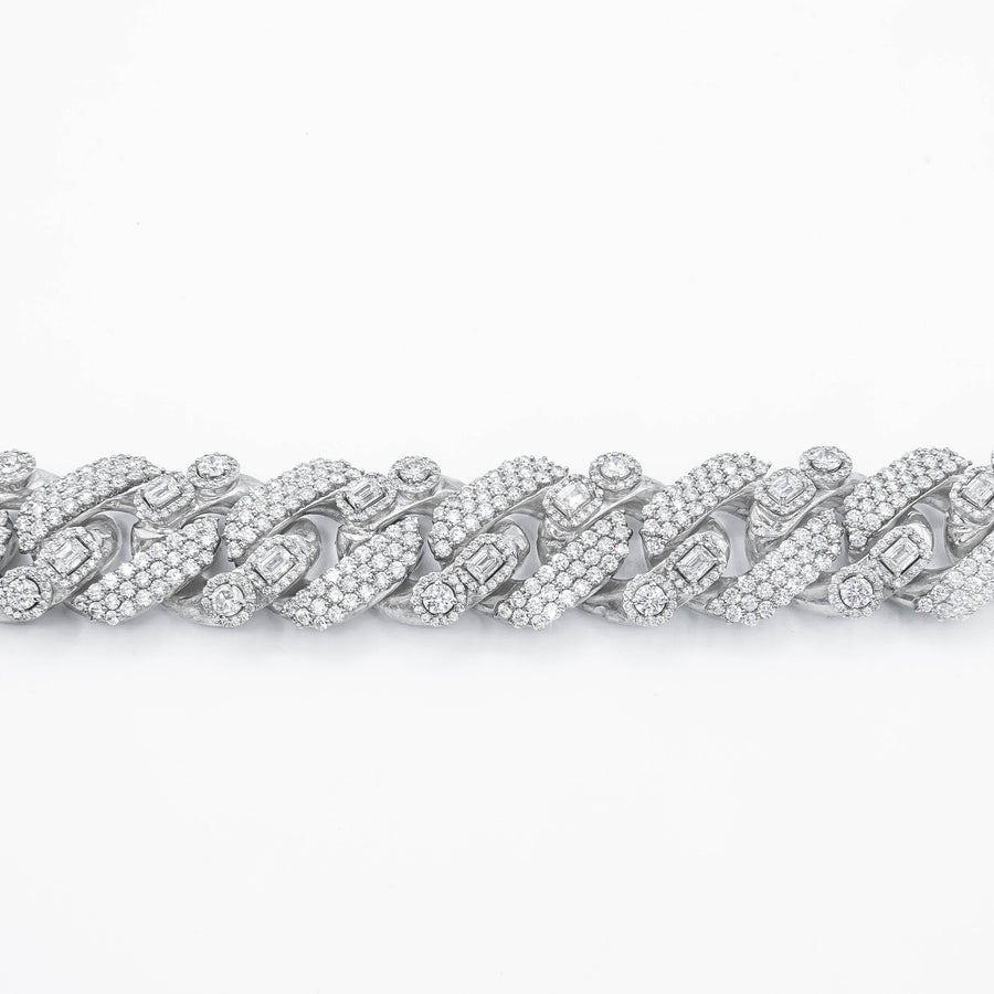 Diamond Emerald Cuban Chain 81.11 CTW