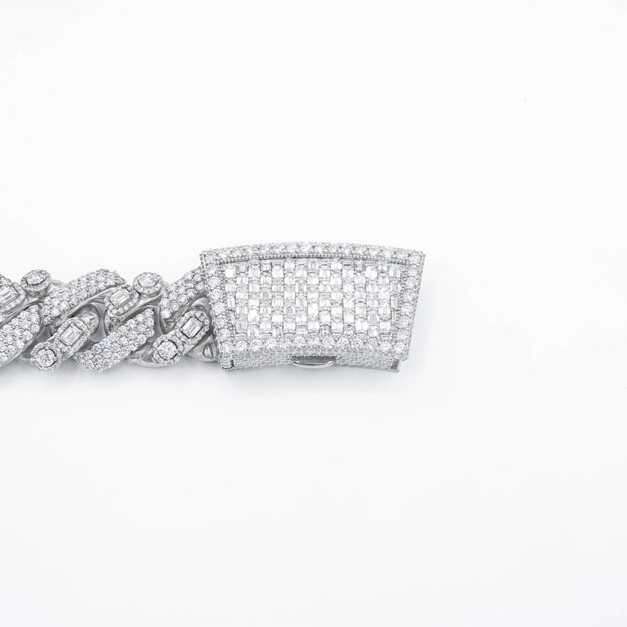 Diamond Emerald Cuban Chain 81.11 CTW