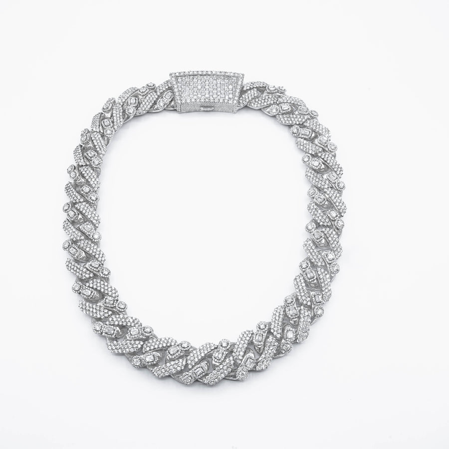 Diamond Emerald Cuban Chain 81.11 CTW