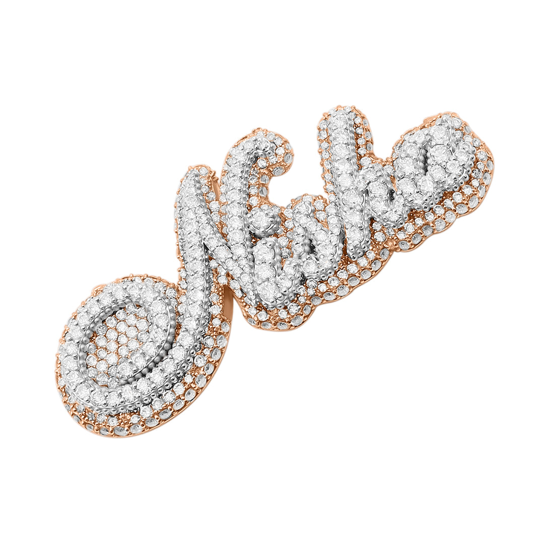 "Nisha" 5 Letter Custom Diamond Name Plate