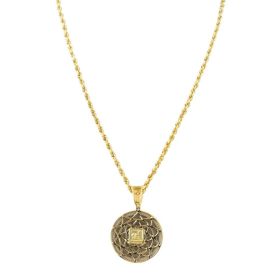 White, Yellow 10k Two Tone Gold Diamond Smile Face Emoji Pendant 0.75 Ctw